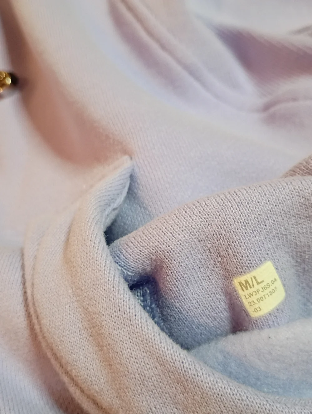 lululemon athletica Lavender Half-Zip Cropped Sweatshirt